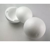 Polystyrene Shapes Round (2-piece) Ball 15cm x 2 shapes
