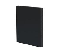 Polystyrene Sheets, Moldable ABS Plastic Sheets 30cm X 30cm Multicolor 0.5-40mm(Black,Thickness:20mm)