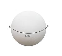 Polystyrene Spheres/Balls - 50mm Diameter - Pack of 30 - White