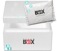 Polystyrene Thermal Cooler Box Professional Quality White and Black, L-XXL, 2-88 Litres