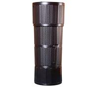 Polytank Modern OAK BROWN Rattan Effect 150L Litres DESIGNER WATER BUTT KIT with Matching Stand, Diverter & Tap