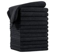 POLYTE 340 GSM Quick Dry Microfibre Hair Salon Towel, 40.6x73.7 cm, 12 Pack