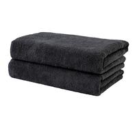 POLYTE 340 GSM Quick Dry Microfibre Hair Salon Towel, 50.8x101.6 cm, 2 Pack