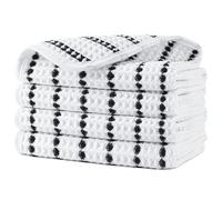 POLYTE 430 GSM Microfibre Waffle Wash Cloth Face Towel, 33.0x33.0 cm