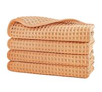 POLYTE 430 GSM Microfibre Waffle Wash Cloth Face Towel, 33.0x33.0 cm