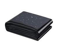Polythene Plastic， Black Waterproof Pond Lining 1x6m 3x7m 4x4m 5x8m 6x10m, Fish Ponds Membrane for Outdoor Koi Ponds and Water Garden - 0.2mm Thick Underlay(5x7m(16.4x23ft))