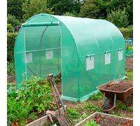 Polytunnel 2 X 3M With 19mm Galvanised Steel Frame Greenhouse Poly Tunnel By Garden Universe Pt02-3 (19mm)