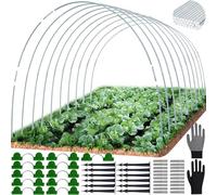 Polytunnel for Raised Bed, Plant Tunnel Arches for Raised Bed, 50 Pieces Tunnel Arches Raised Bed, Plant Tunnel for Raised Bed, Greenhouse Tyres for Raised Bed, Greenhouse Tunnel Arches