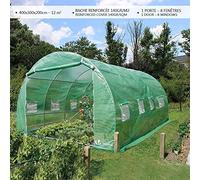 Polytunnel Greenhouse 4x3x2m 12m² Poly Tunnels Gardening Walk In