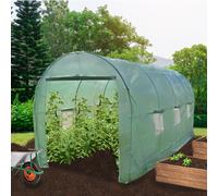Polytunnel Greenhouse Walk-in Galvanised Garden Grow Tent 2.5m 3m 4m 5m 6m