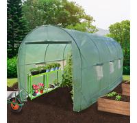 Polytunnel Greenhouse Walk-in Galvanised Garden Grow Tent 2.5m 3m 4m 5m 6m