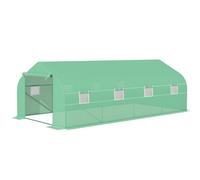 Polytunnel Greenhouse with Windows and Door Walk in Plant Protector 6 x 3 M
