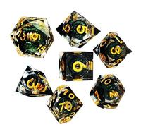 Polyudal Dice Game, Small Role Playing Game - 7X A Company of Board Games, Multifunctional Dice Kit, Role Play, Table Game, for the Home, Office, Family Gathering