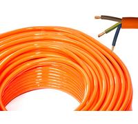 Polyurethane cable for extension H07BQ-F 3x1.5 mm² orange