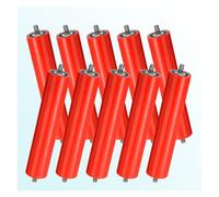 Polyurethane Conveyor Rollers Set of 10 3.5-7.1cm Diameter Smooth Motion for Warehouses & Assembly Lines Ideal for Efficient Material Handling