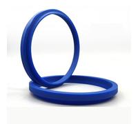 Polyurethane Hydraulic Oil Seal, 5 pcs Blue Polyurethane Hydraulic Oil Sealing Rings DHS Type Multiple Sizes(25x33x4.5x6)
