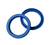 Polyurethane hydraulic oil seal, UHS hydraulic oil seal, inner diameter 6-200mm, U-shaped universal seal ring, piston and piston rod universal, 2 piece (Color : PU, Size : UHS 75 * 85 * 6)