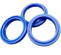 Polyurethane Hydraulic Seal, DHS Type Hydraulic Cylinder Oil Seals Blue Polyurethane PU ID 70-120mm 5 Pcs(80x90x6/8)