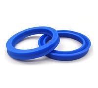 Polyurethane Hydraulic Seal, Radial Hydraulic Oil Seal PU Ring For Cylinder Piston Hole Shaft Pack Of 2 Multiple Sizes(75x95x10mm)