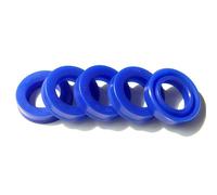 Polyurethane Hydraulic Seal Ring, 5pcs Polyethane Piston Shaft Piston Rod PU Single Lip U COil Seal ID 8-19mm Radial Shaft Hydraulic Seal(16x22x8(5pcs))