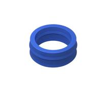 Polyurethane hydraulic seal ring, radial hydraulic oil seal, Inner diameter 140mm Outer diameter 160mm Thickness 10mm, Pack Of 10, Blue, 140x160x10mm