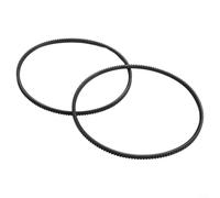Polyurethane Lathe Belt Kit 5m375 Plus 5m387 For Mini Metal Lathe 21mm Bore Size Compatible With Wm210v Models Black Drive Belts For Industrial Manufacturing And Cnc Machines