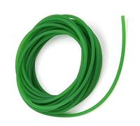 Polyurethane round belt green rough surface PU rough surface round belt industrial belt conveyor belt O-belt can be connected with motor lathe belt (5mm*10m), Power Tool Accessories