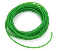 Polyurethane Round Belt, High-Performance Green Rough Surface PU Polyurethane Belt Roll Urethane Belting for Drive Transmission Printing Machine(4mm*10m)