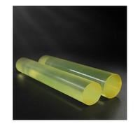 Polyurethane Round Rod, 1pcs PU Rod, Polyurethane Round Rod Diameter 20-100mm, Length 50cm, Hardness 75A Color(Transparent,60x500mm)