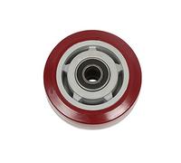 Polyurethane Scaffold Wheels Silent & 4 8 Inch Flat Casters Heavy Du Perfect for Construct and Industrial Use Smooth Rolling High Load