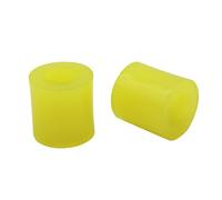 Polyurethane shock absorber pads, Inner diameter 20mm Outer diameter 40mm Height 40mm, 5Pcs, Yellow, 20x40x40mm