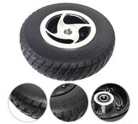 Polyurethane Solid Wheel 9 Inch for Mobility Scooter | Fits 2.80/2.50-4 models, 9 inch diameter, ideal for elderly for scooters, prevents flats
