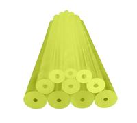 Polyurethane Spring Hollow Rod, PU 500mm Length 16-100mm OD 6/8/10mm ID For Shock Absorption(80 * 10 500mm)(60 * 8 * 500mm)