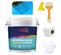 Polyurethane Waterproof Coating, 1000g Super Strong Water proof Anti-Leakage Agent, Polyurethane Waterproof Coating Sealant for Concrete Wood Outdoor Roof Walls Garden