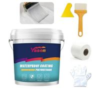 Polyurethane Waterproof Coating, 1000g Super Strong Water proof Anti-Leakage Agent, Polyurethane Waterproof Coating Sealant for Concrete Wood Outdoor Roof Walls Garden