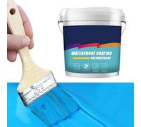 Polyurethane Waterproof Coating - Waterproofing & Leakage Repairing Eco-Friendly Coating for Roofs, Walls, Cracks, Gutters, Basements, Toilets, Windows, RVs, Pools and More (D-Blue)