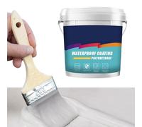 Polyurethane Waterproof Coating - Waterproofing & Leakage Repairing Eco-Friendly Coating for Roofs, Walls, Cracks, Gutters, Basements, Toilets, Windows, RVs, Pools and More (B-White)
