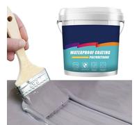 Polyurethane Waterproof Coating - Waterproofing & Leakage Repairing Eco-Friendly Coating for Roofs, Walls, Cracks, Gutters, Basements, Toilets, Windows, RVs, Pools and More (C-Gray)