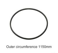 Polyurethane Wide Angle V-Belt for Lathe Motor Drive, Compatible with 5M1150, 5M1180, 5M1220, 5M1250, 5M1280 Models, Long lasting Power Transmission Belt with High(5M1150)