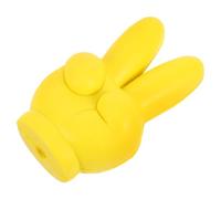 Polyurethane Yellow Car Antenna Topper Victory Hand Gesture Decor | Universal Fit for Car Antenna, Easy Installation, Creative Exterior Styling, Unique Yellow Accessory