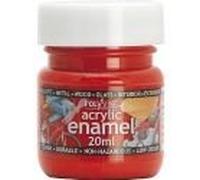 Polyvine 20ml Acrylic Enamel Paint Ferrari Red