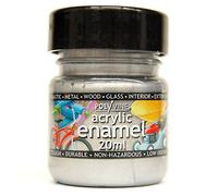 Polyvine 729870011090 20ml acrylic enamel paint Mettalic Silver
