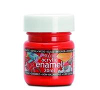 Polyvine Acrylic Enamel 100ml Bright RED Enamel