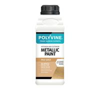 Polyvine - Acrylic Metallic Paint - Pale Gold - 100Ml