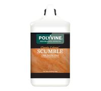 Polyvine Classic Colour Scumble Glaze - Decorative Acrylic Paint Medium for Walls & Furniture - Water Based Translucent Paint Glaze for Emulsion, Colour Washing, Ragging & Sponging - 1 Hr Working Time