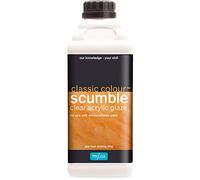 Polyvine Classic Colour Scumble Glaze - Decorative Acrylic Paint Medium for Walls & Furniture - Water Based Translucent Paint Glaze for Emulsion, Colour Washing, Ragging & Sponging - 1 Hr Working Time