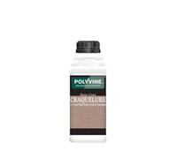 Polyvine Coat Craquelure System - Top Coat & Base Coat Fine Line Crackle Varnish - Distressed Craquelure Decorative Elements - Crackle Effect Varnish for Pottery, Furniture & Crafts