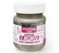 Polyvine Craft Acrylic Enamel Paint - Water-Based Hobby Craft Acrylic Paint - Durable Finish, Low Odour, Intermixable Enamel in 15 Rich Pigment Colours for Glass, Wood, Metal, Clay, Stone&More, 50 ml
