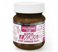 Polyvine Craft Acrylic Enamel Paint - Water-Based Hobby Craft Acrylic Paint - Durable Finish, Low Odour, Intermixable Enamel in 15 Rich Pigment Colours for Glass, Wood, Metal, Clay, Stone&More, 50 ml