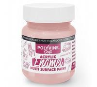Polyvine Craft Acrylic Enamel Paint - Water-Based Hobby Craft Acrylic Paint - Durable Finish, Low Odour, Intermixable Enamel in 15 Rich Pigment Colours for Glass, Wood, Metal, Clay, Stone&More, 50 ml